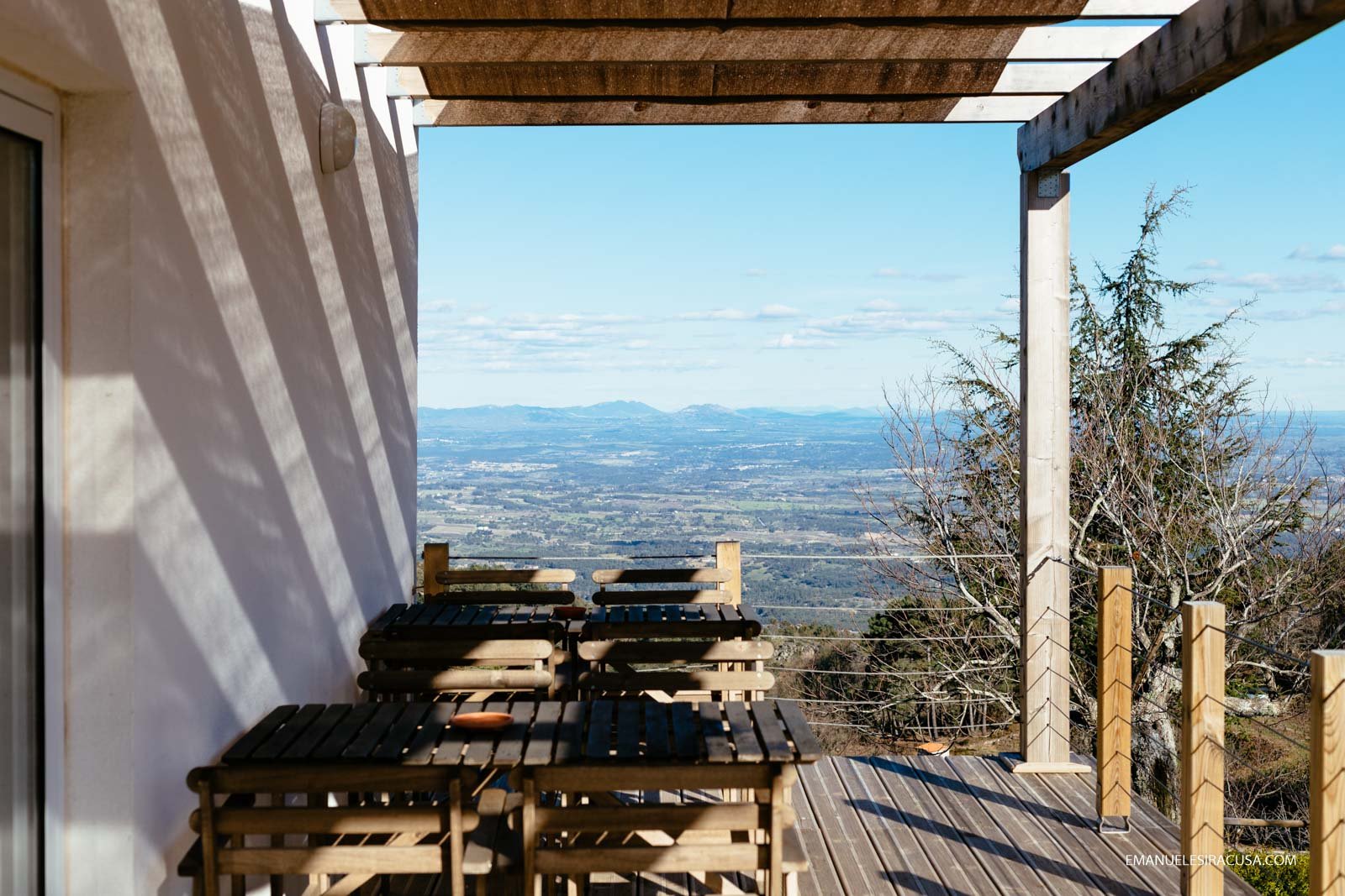 Natura Glamping, a high end camping site in the hearth of the Gardunha Mountain, with geodesic domes overlooking the Serra da Estrela, Alcongosta, Fundao, 2016